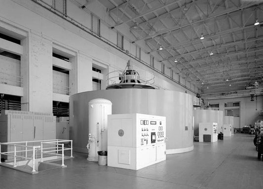 Wilson Dam & Hydroelectric Plant, Turbine & Generator Unit, Spanning Tennessee River at Wilson Dam Road (Route 133), Muscle Shoals, Colbert County, AL 1