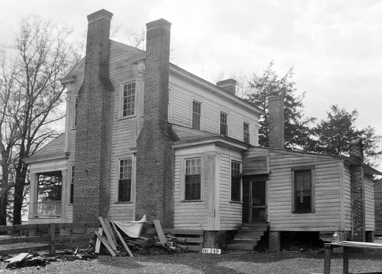 Historic Photo : Bland House, County Road 11 vicinity, Orrville, Dallas County, AL 3 Photograph