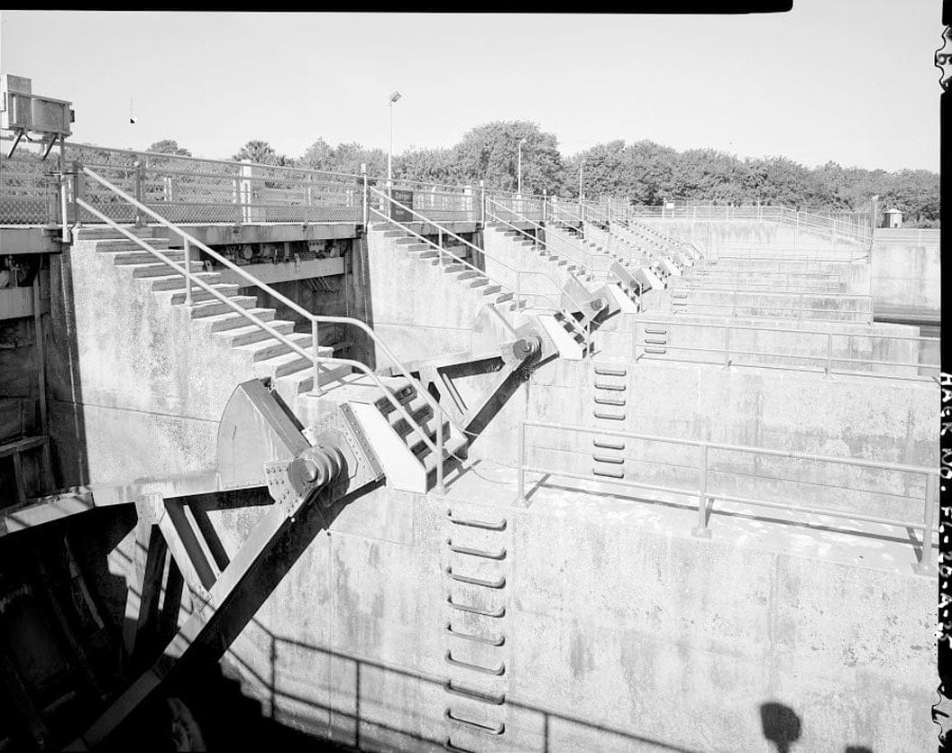 Historic Photo : St. Lucie Canal, St. Lucie Lock No. 1, St. Lucie, Cross State Canal, Okeechobee Intracoastal Waterway, Stuart, Martin County, FL 7 Photograph