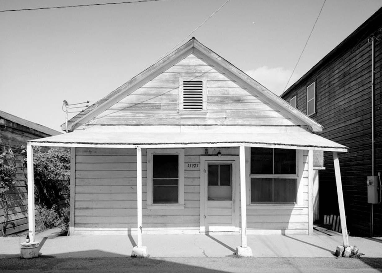 Historic Photo : Town of Locke, House, 13927 Main Street, Locke, Sacramento County, CA 1 Photograph