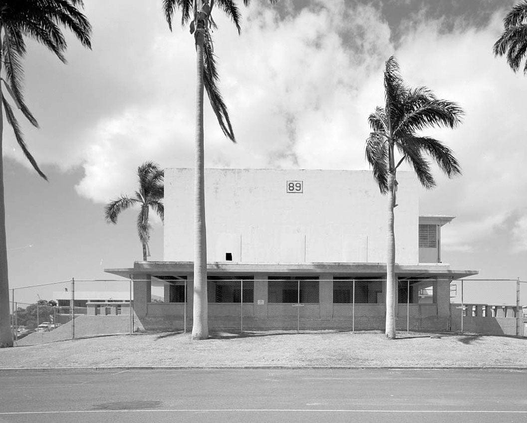Historic Photo : U.S. Naval Base, Pearl Harbor, Theater, Hornet Avenue between Enterprise & Pokomoke Streets, Pearl City, Honolulu County, HI 3 Photograph