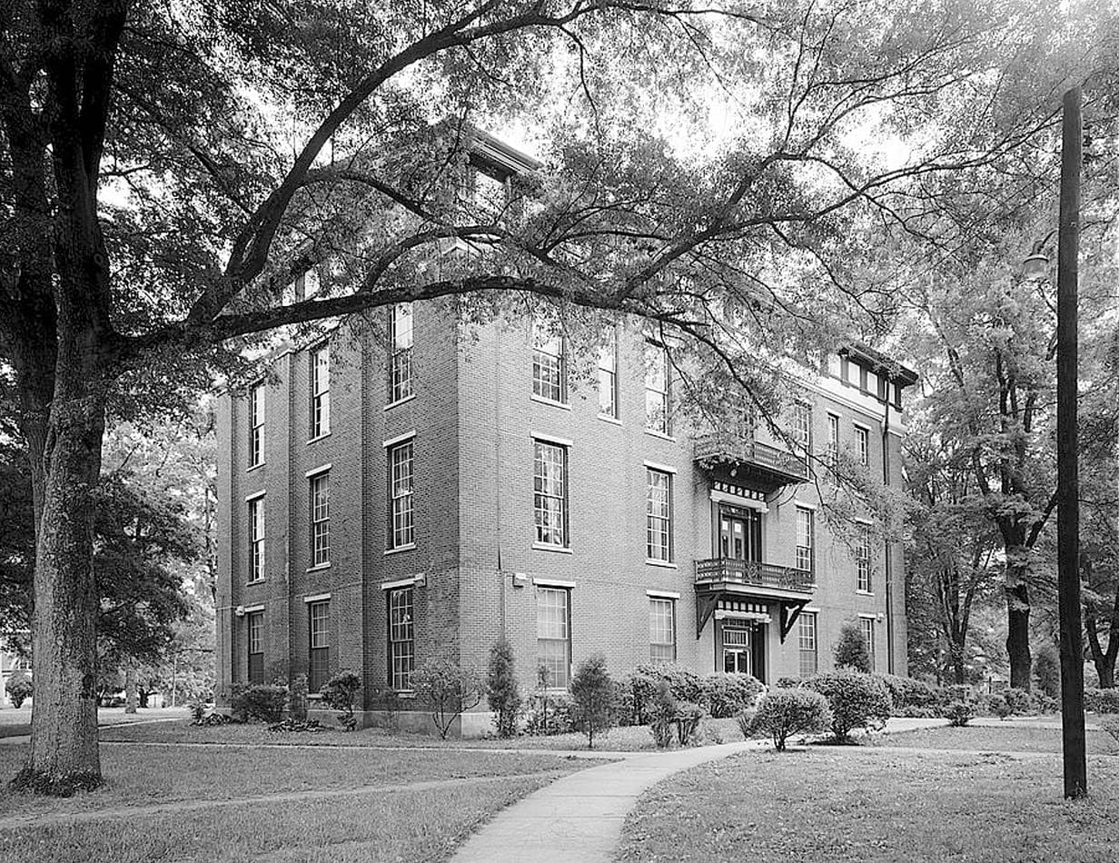 Historic Photo : Talladega College, Swayne Hall, Talladega, Talladega County, AL 3 Photograph