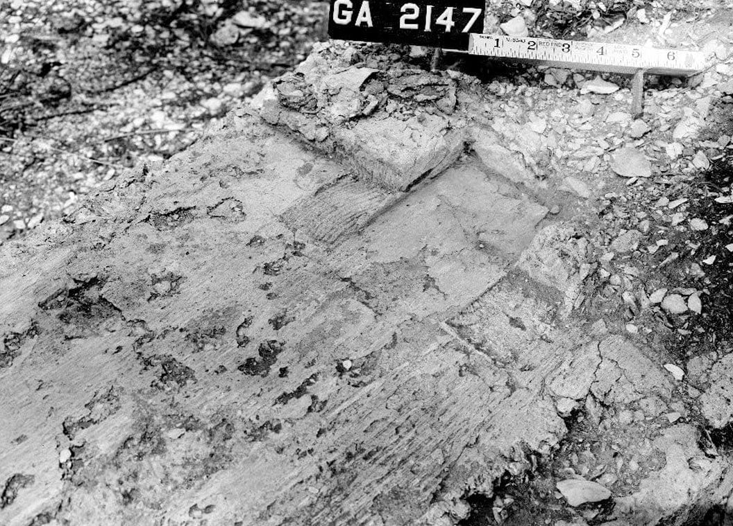 Historic Photo : Fort Frederica, John Callwell House (Ruins), Lot No. 3, North Ward, Saint Simons Island, Glynn County, GA 2 Photograph