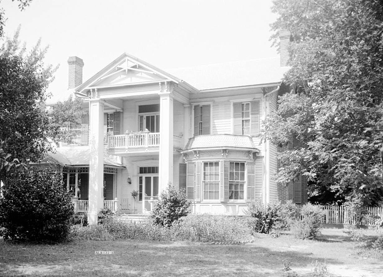 Historic Photo : Bagby House, Broad Street, Camden, Wilcox County, AL 1 Photograph