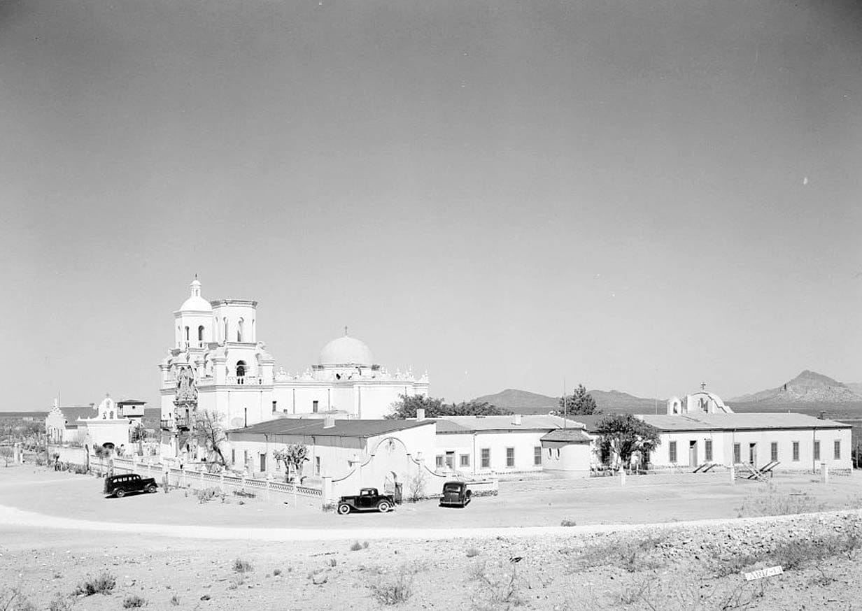 Historic Photo : San Xavier del Bac Mission, Mission Road, Tucson, Pima County, AZ 3 Photograph