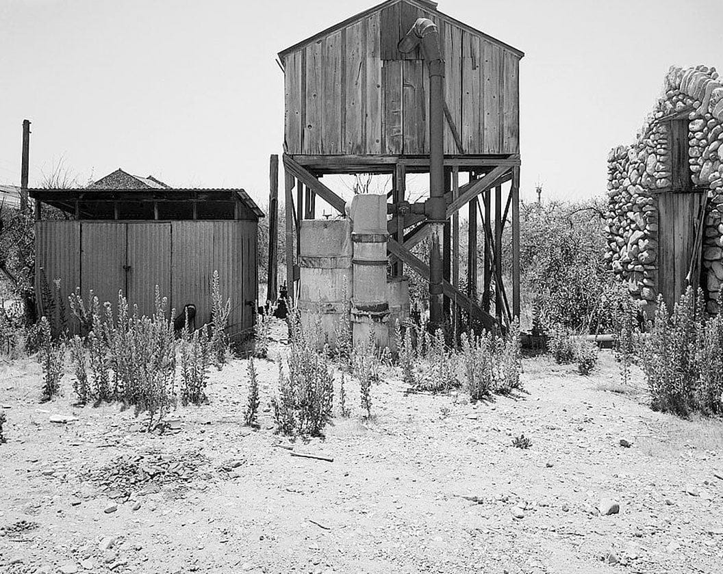 Historic Photo : Pitzer Ranch, Water Tower, 210 feet West of Padua Avenue at Base Line Road, Claremont, Los Angeles County, CA 1 Photograph