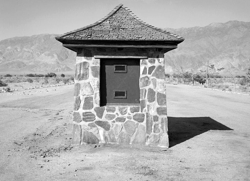 Historic Photo : Manzanar War Relocation Center, Internal Police Post, Independence, Inyo County, CA 2 Photograph