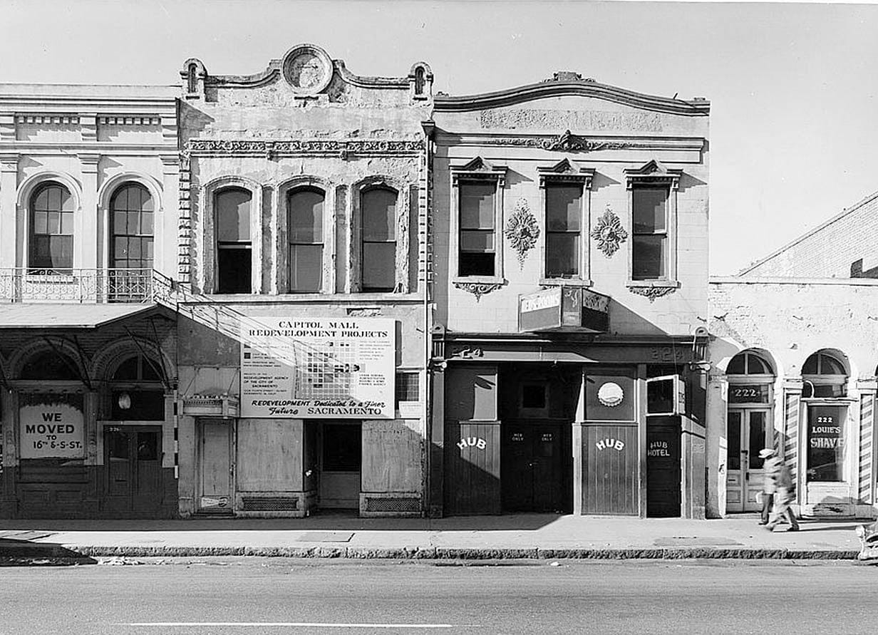 Historic Photo : E. P. Figg Building, 224 J Street, Sacramento, Sacramento County, CA 1 Photograph