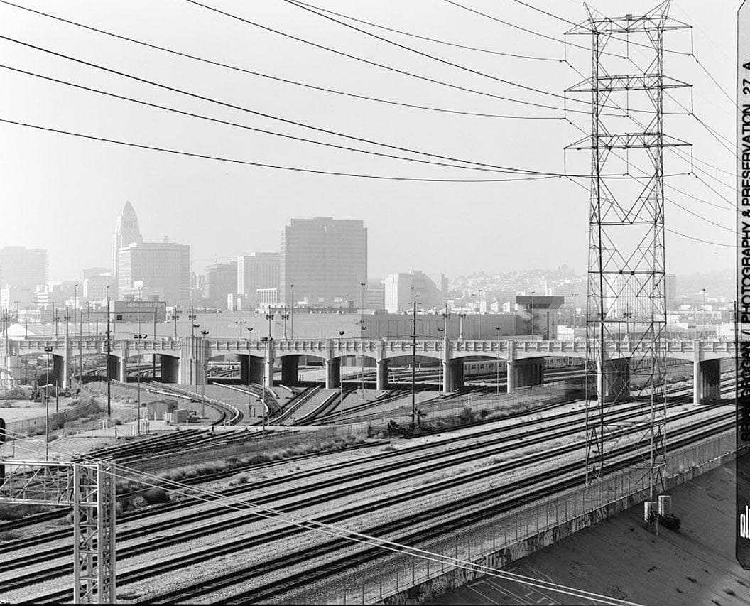 Historic Photo : Fourth Street Viaduct, Spanning Los Angeles River, Los Angeles, Los Angeles County, CA 2 Photograph