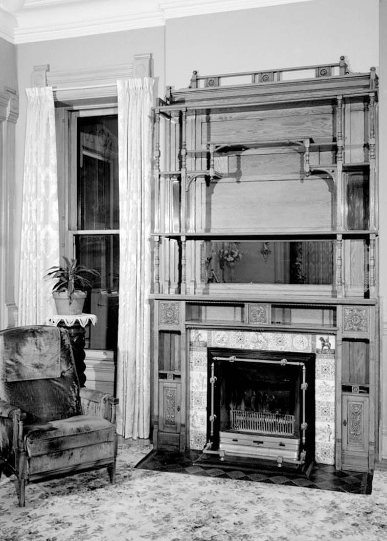 Historic Photo : J. Monroe Parker House, Main & Twelfth Streets, Davenport, Scott County, IA 8 Photograph