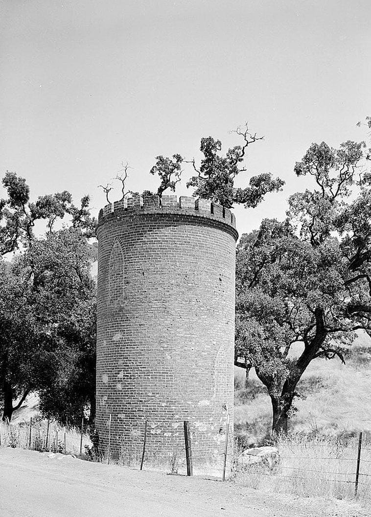 Historic Photo : Frenchman's Tower, Old Page Mill Road, Stanford, Santa Clara County, CA 1 Photograph