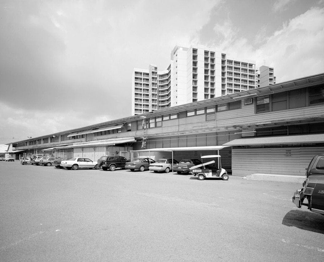 Historic Photo : U.S. Naval Base, Pearl Harbor, Navy Exchange, Pierce Street at Shane Street, Pearl City, Honolulu County, HI 4 Photograph