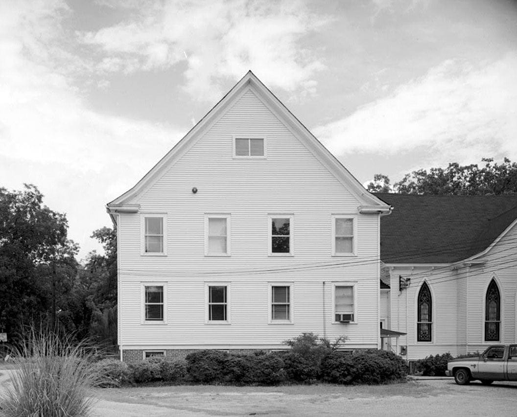 Historic Photo : Plains Baptist Church, Bond & Paschal Streets, Plains, Sumter County, GA 1 Photograph