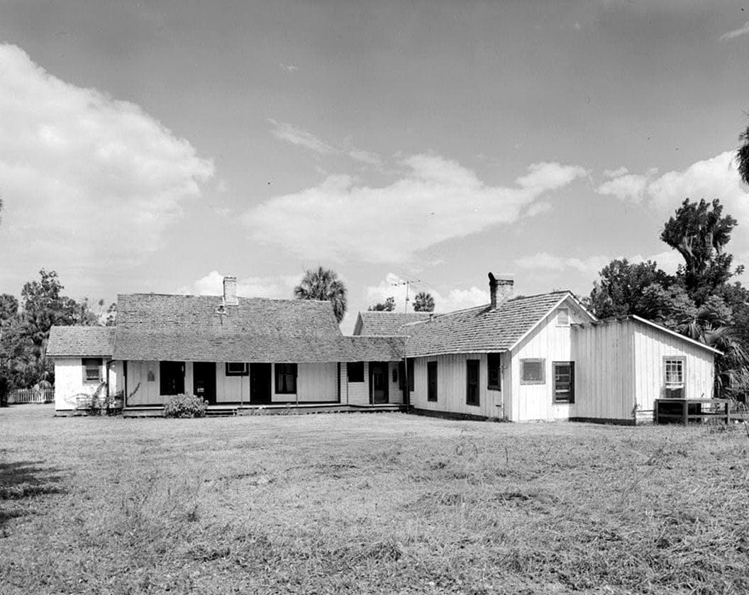 Historic Photo : Marjorie Kinnan Rawlings House, State Route 325 Vicinity, Cross Creek, Alachua County, FL 2 Photograph