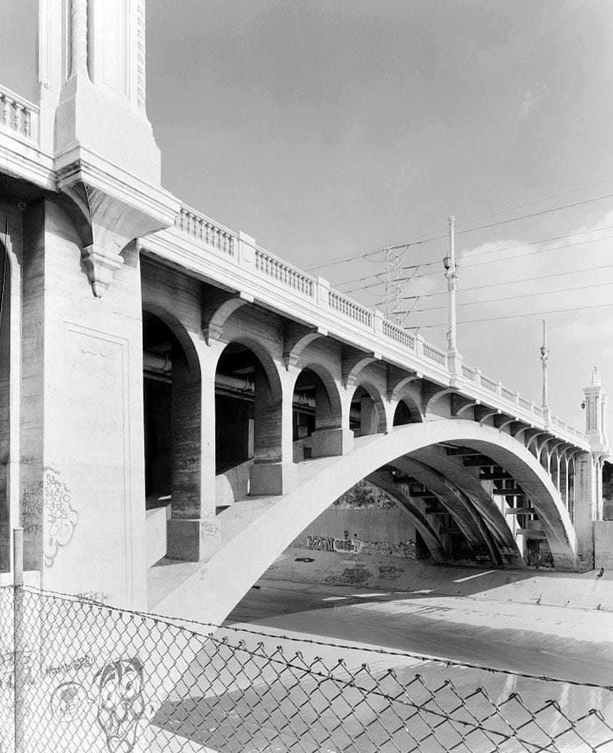 Historic Photo : Macy Street Viaduct, Los Angeles, Los Angeles County, CA 5 Photograph