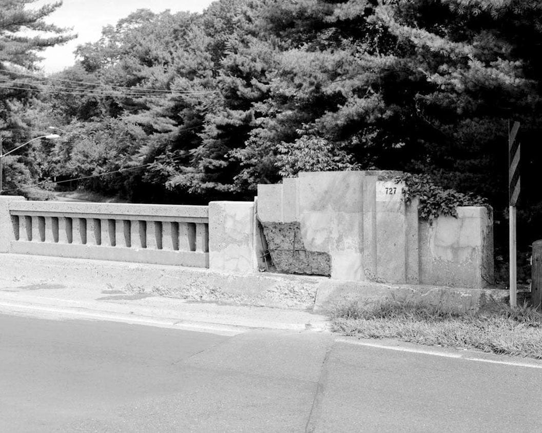 Historic Photo : Merritt Parkway, Wilton Road Bridge, Spanning Wilton Road/Route 33 at I-41, Westport, Fairfield County, CT 3 Photograph