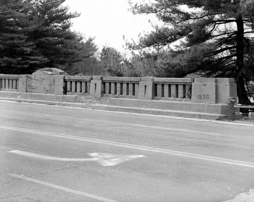 Historic Photo : Merritt Parkway, Bridge No. 744, Spanning Merritt Parkway at Route 59, Fairfield, Fairfield County, CT 1 Photograph