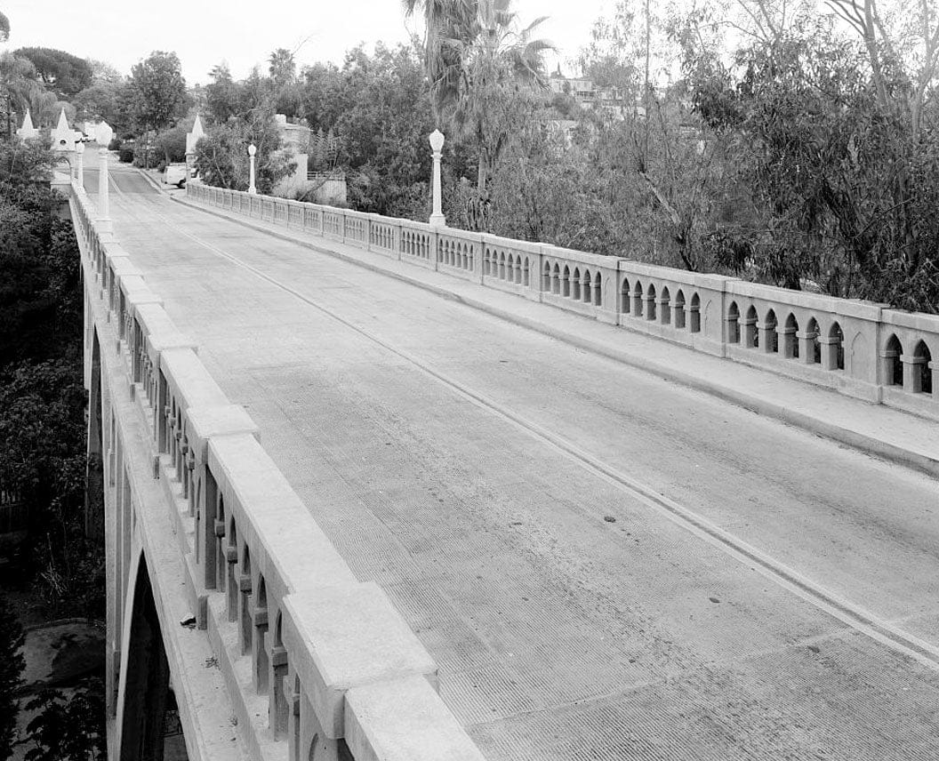 Historic Photo : Franklin Avenue Bridge, Los Angeles, Los Angeles County, CA 2 Photograph