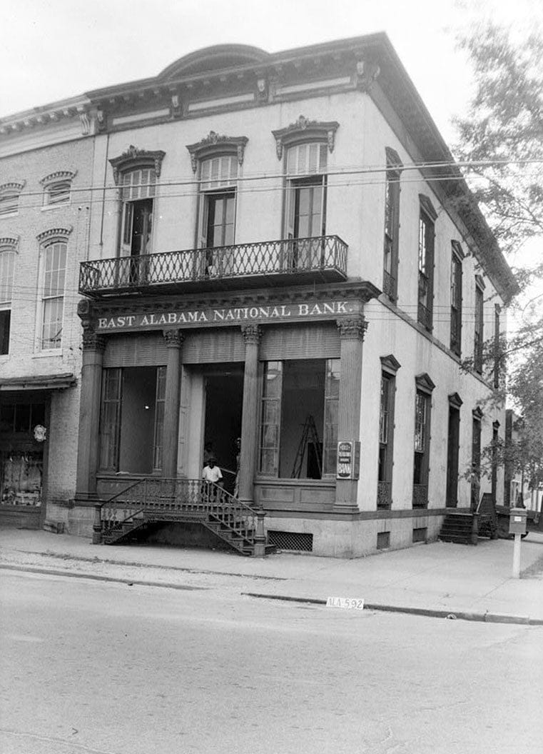 Historic Photo : Eastern Bank of Alabama, 201 Broad Street, Eufaula, Barbour County, AL 7 Photograph