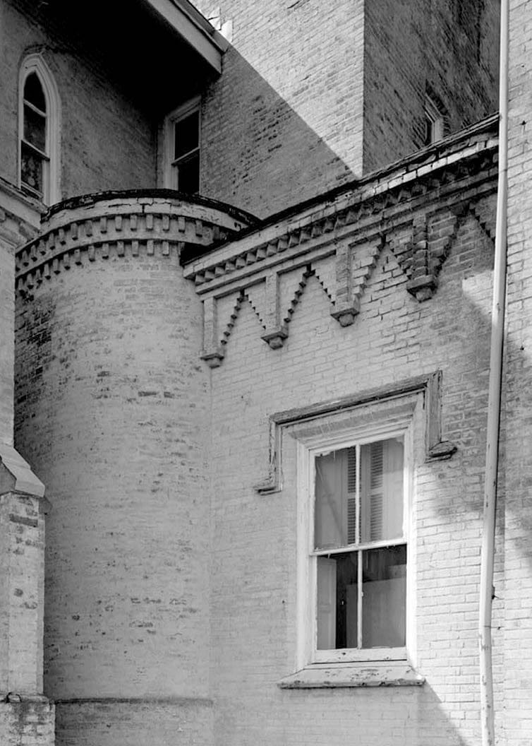 Historic Photo : Lesley-Travers Mansion, 112 West Sixth Street, New Castle, New Castle County, DE 13 Photograph