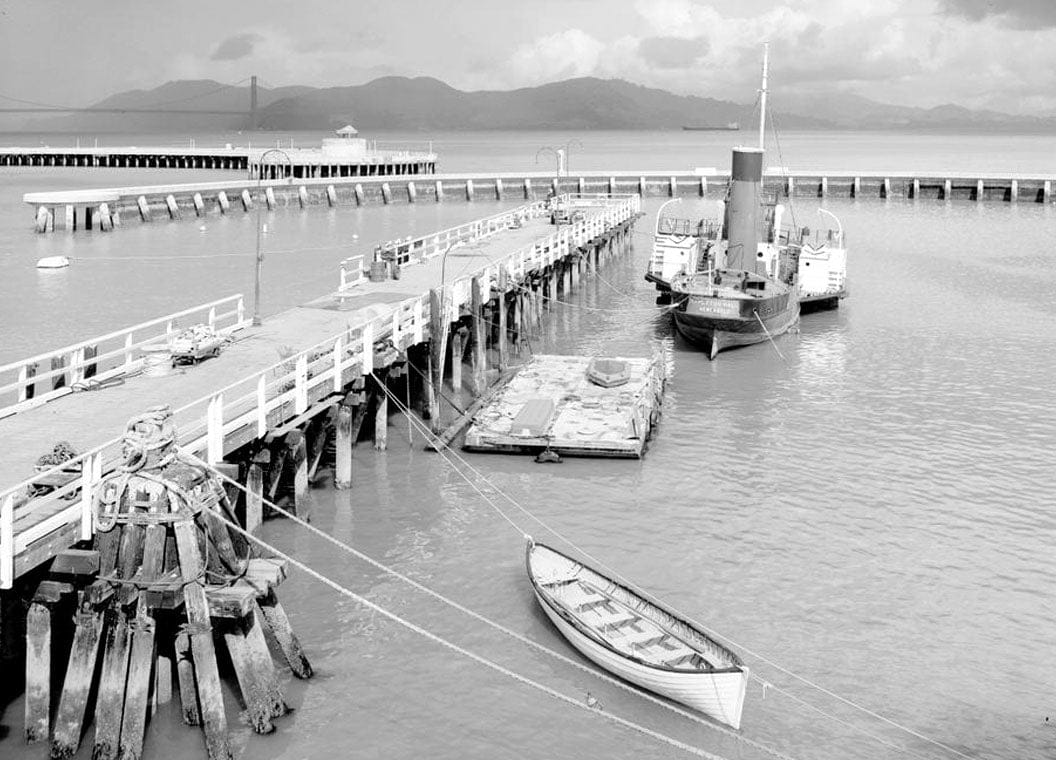 Historic Photo : Steam Tug EPPLETON HALL, Hyde Street Pier, San Francisco, San Francisco County, CA 5 Photograph