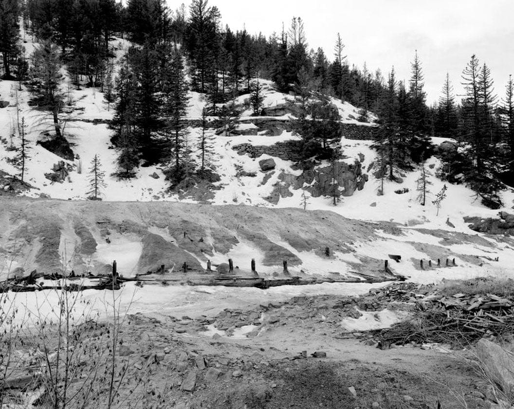 Historic Photo : Gregory Tailings (Ruins), State Highways 269 & 119, Black Hawk, Gilpin County, CO 1 Photograph