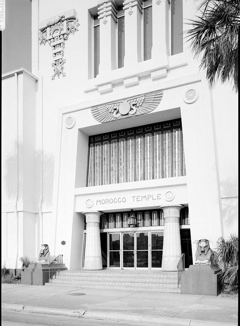 Historic Photo : Morocco Temple, 219 Newnan Street, Jacksonville, Duval County, FL 4 Photograph