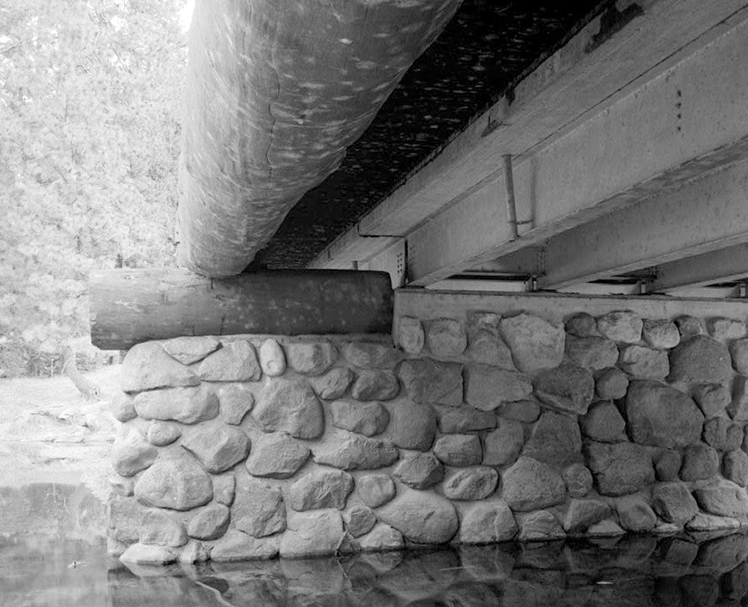 Historic Photo : El Capitan Bridge, Spanning Merced River on El Capitan crossover road, Yosemite Village, Mariposa County, CA 3 Photograph