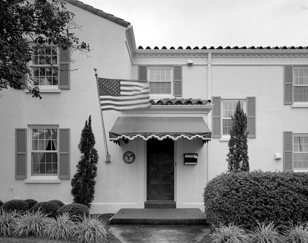 Historic Photo : MacDill Air Force Base, Field Officers' Quarters, 2112 Staff Circle, Tampa, Hillsborough County, FL 2 Photograph