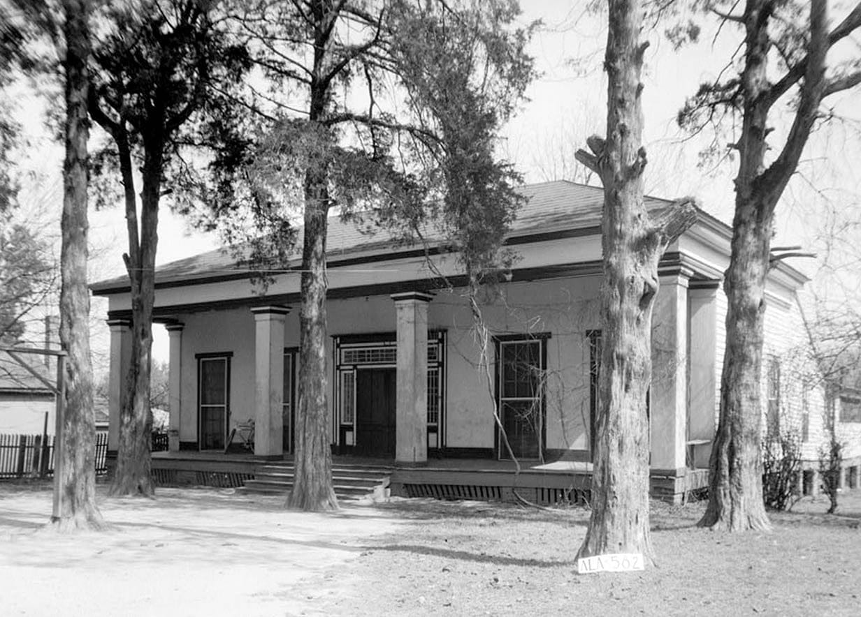 Historic Photo : Meadows House, 342 North College Street, Auburn, Lee County, AL 1 Photograph