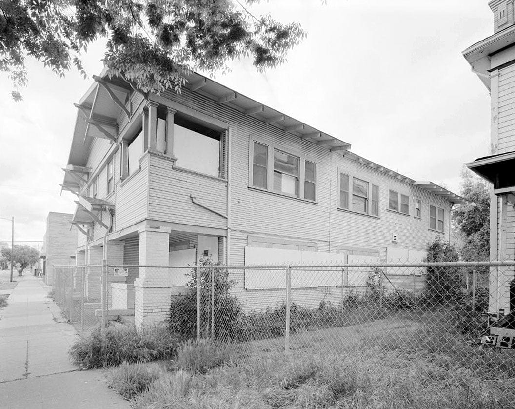 Historic Photo : Clara E. Stoltz House, 817-823 North Hunter Street, Stockton, San Joaquin County, CA 2 Photograph