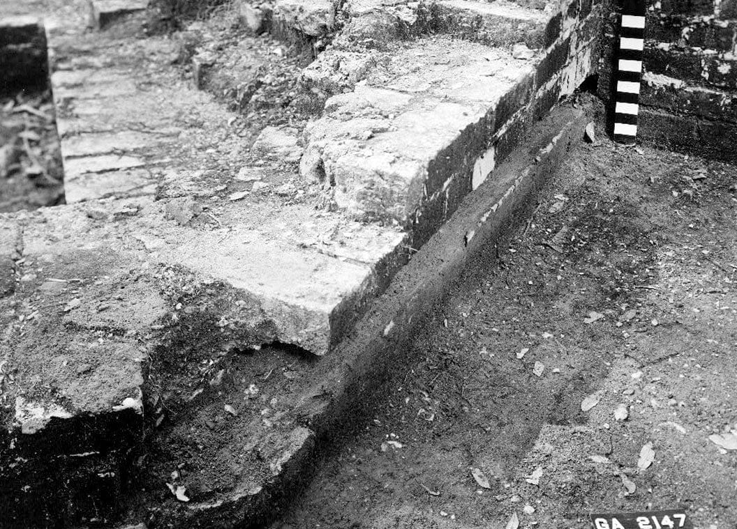 Historic Photo : Fort Frederica, John Callwell House (Ruins), Lot No. 3, North Ward, Saint Simons Island, Glynn County, GA 3 Photograph