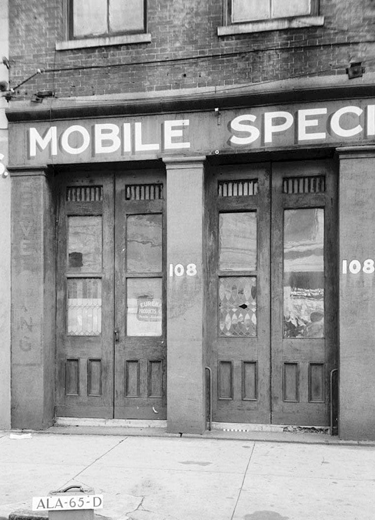Historic Photo : 108 North Water Street (Commercial Building), Mobile, Mobile County, AL 1 Photograph
