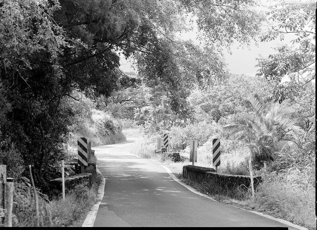 Historic Photo : Hana Belt Road, Between Haiku and Kaipahulu, Hana, Maui County, HI 29 Photograph