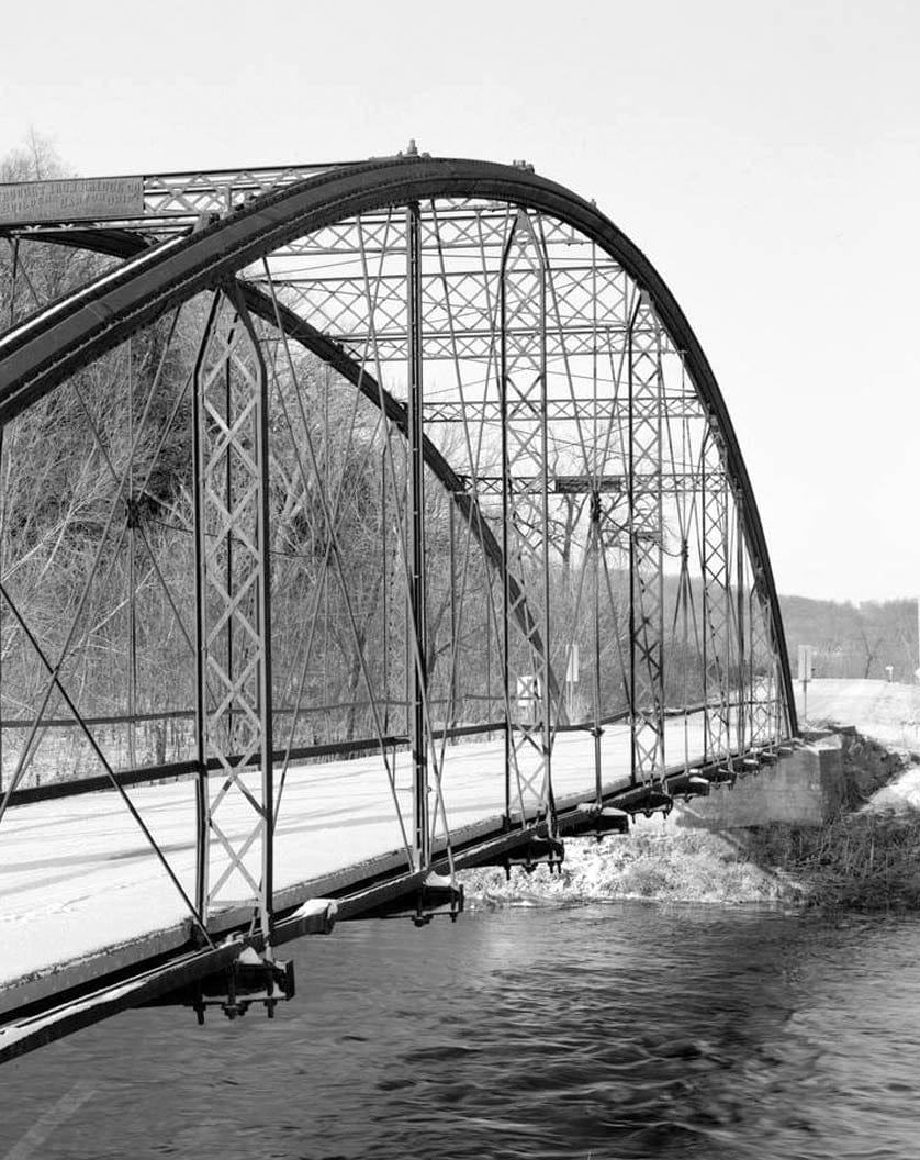 Historic Photo : Freeport Bridge, Spanning Upper Iowa River, Decorah, Winneshiek County, IA 25 Photograph