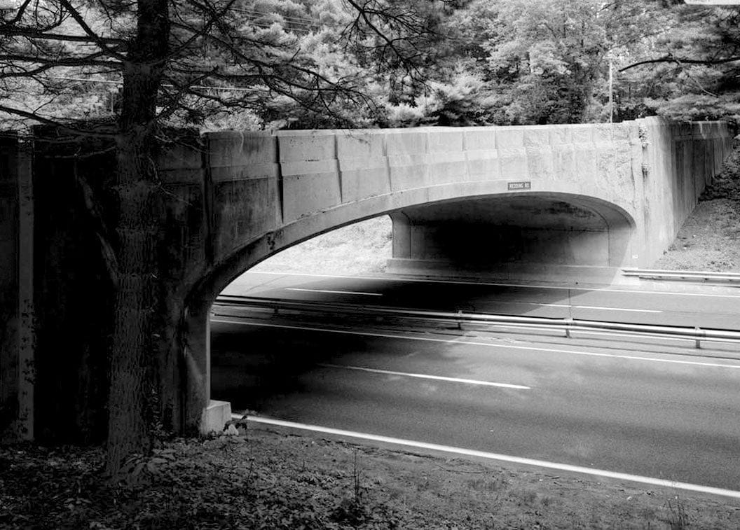 Historic Photo : Merritt Parkway, Redding Road Bridge, Spanning Merritt Parkway, Fairfield, Fairfield County, CT 2 Photograph