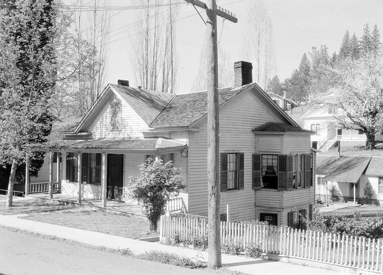 Historic Photo : Bedford Street (House), Placerville, El Dorado County, CA 2 Photograph