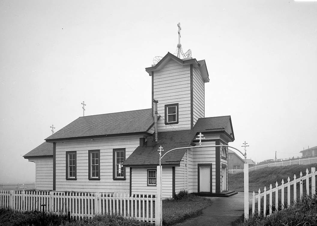 Historic Photo : Saints Peter & Paul Russian Orthodox Church, Church Street, Saint Paul, Aleutians West Census Area, AK 2 Photograph