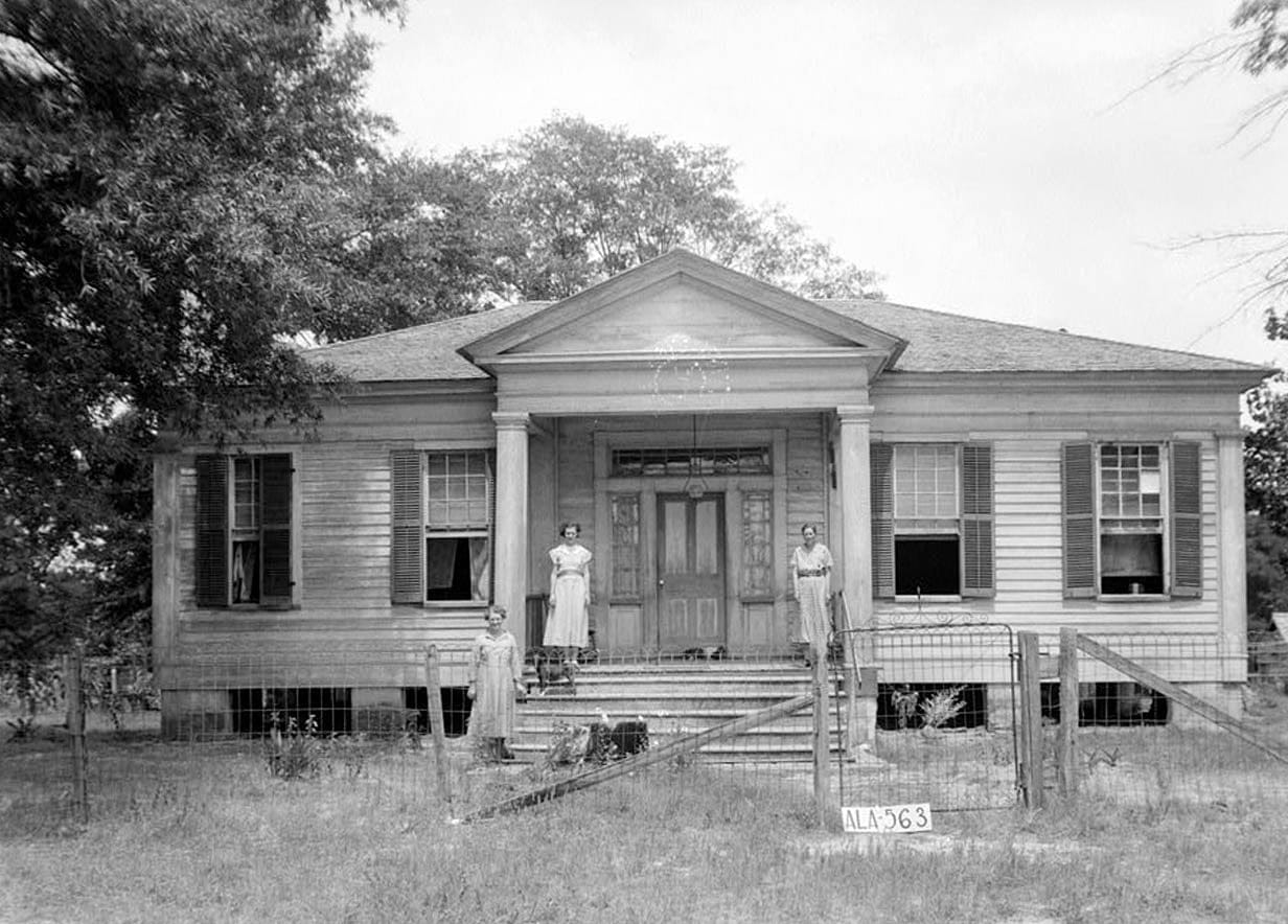 Historic Photo : Hanchey-Pennington House, U.S. Highway 231, Orion, Pike County, AL 1 Photograph