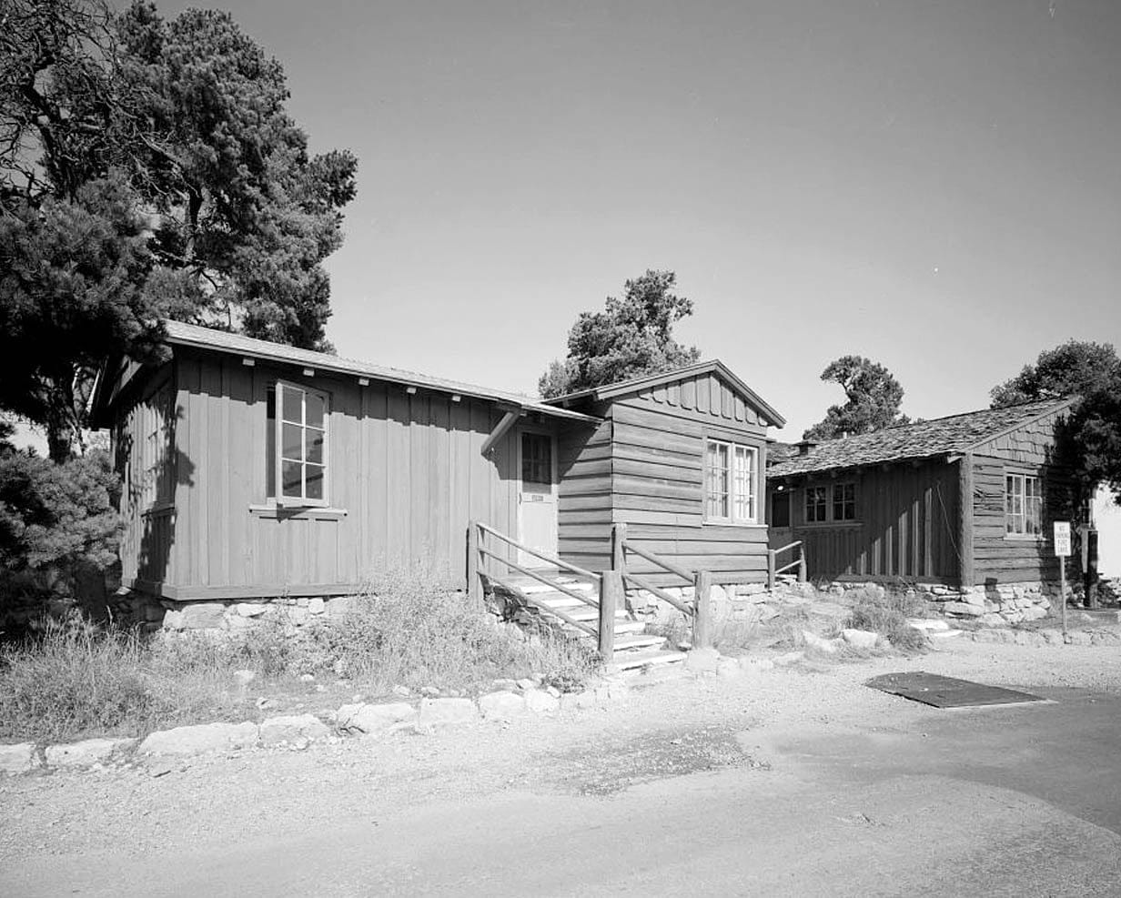 Historic Photo : Bright Angel Lodge, Cabin No. 6183-6184, Grand Canyon Village, South Rim, Grand Canyon, Coconino County, AZ 1 Photograph