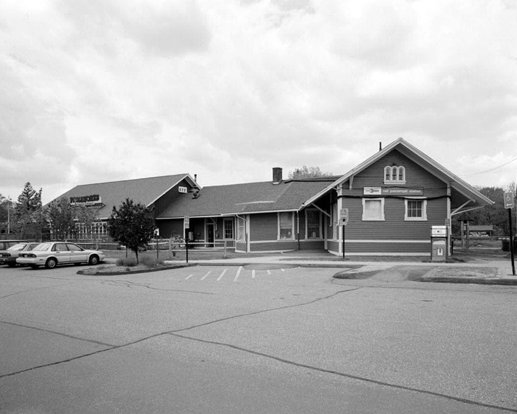 Historic Photo : Old Saybrook Railroad Station, Depot, 455 Boston Post Road, Old Saybrook, Middlesex County, CT 2 Photograph