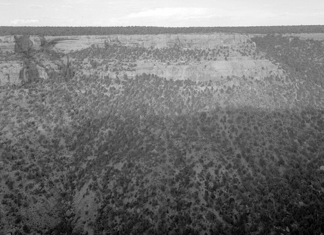 Historic Photo : Mesa Verde National Park Main Entrance Road, Cortez, Montezuma County, CO 17 Photograph