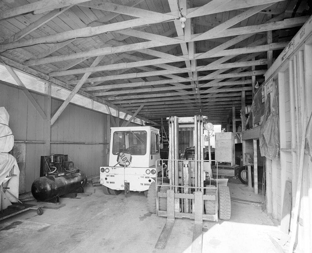 Historic Photo : U.S. Naval Base, Pearl Harbor, Deperming Storage, Beckoning Point, EWA Plantation dirt road, Pearl City, Honolulu County, HI 1 Photograph