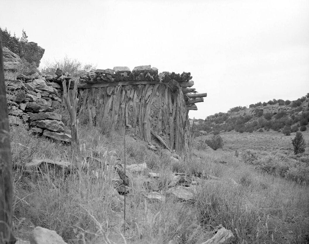 Historic Photo : Mary Doyle Homestead, Jacal Residence, 50 feet west of barn, Model, Las Animas County, CO 1 Photograph