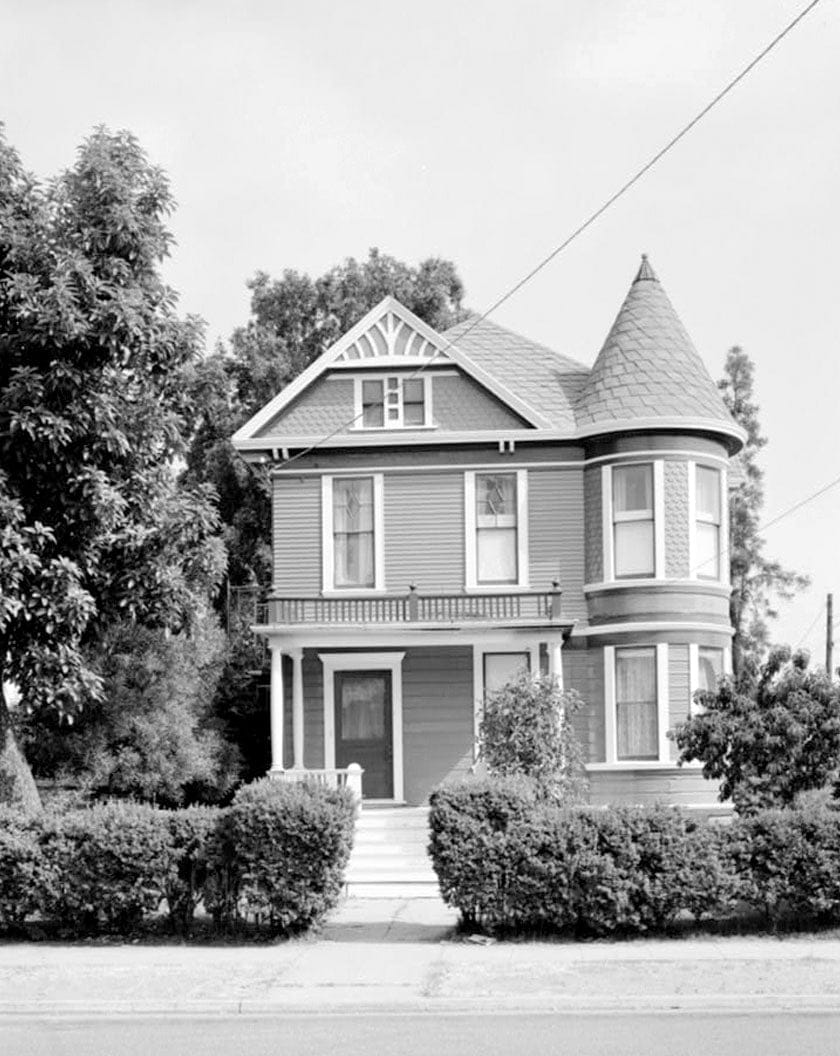 Historic Photo : Harrison Street Block (Houses), 1009-1091 Harrison Street, Santa Clara, Santa Clara County, CA 3 Photograph