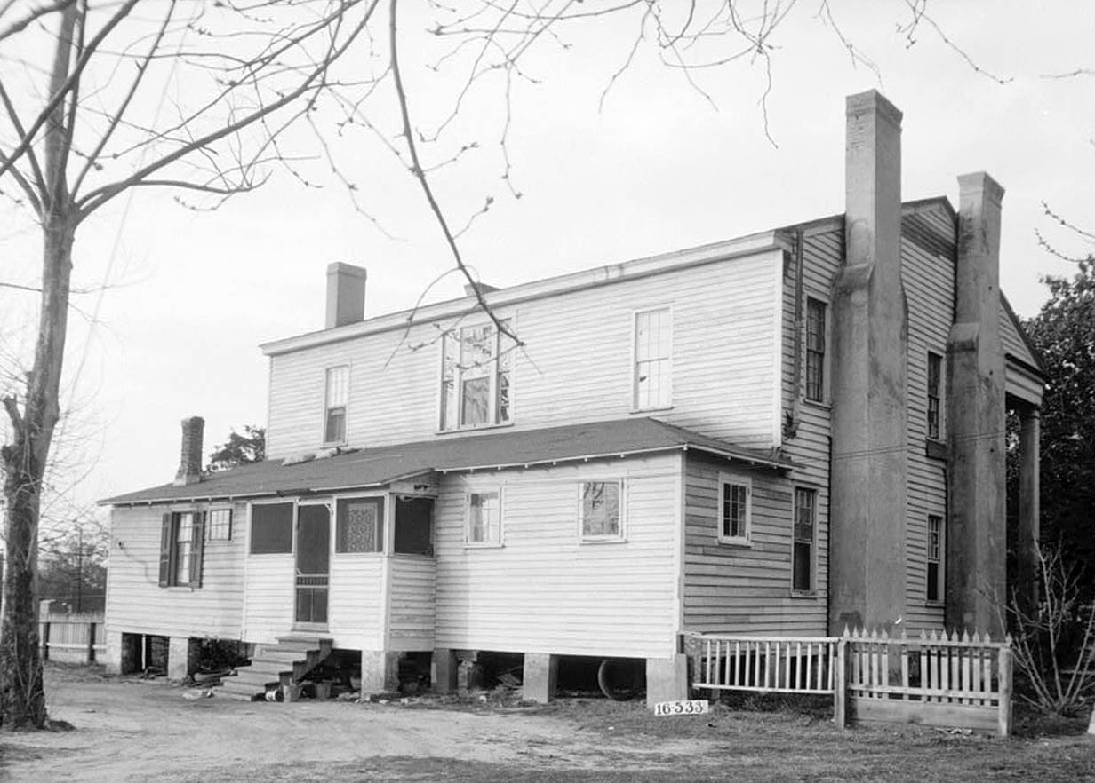 Historic Photo : Harris-Wadsworth House, 615 West Main Street, Tuskegee, Macon County, AL 1 Photograph