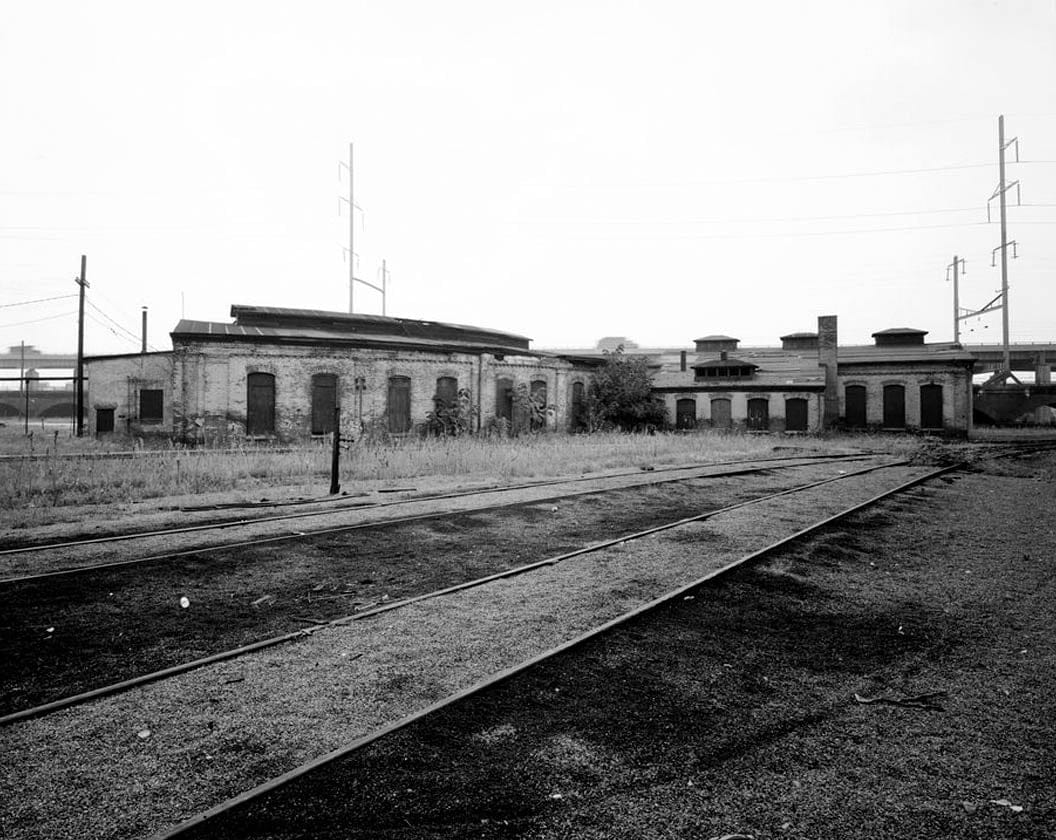 Historic Photo : Wilmington & Northern Railroad, Repair Shop, Beech Street, Wilmington, New Castle County, DE 3 Photograph