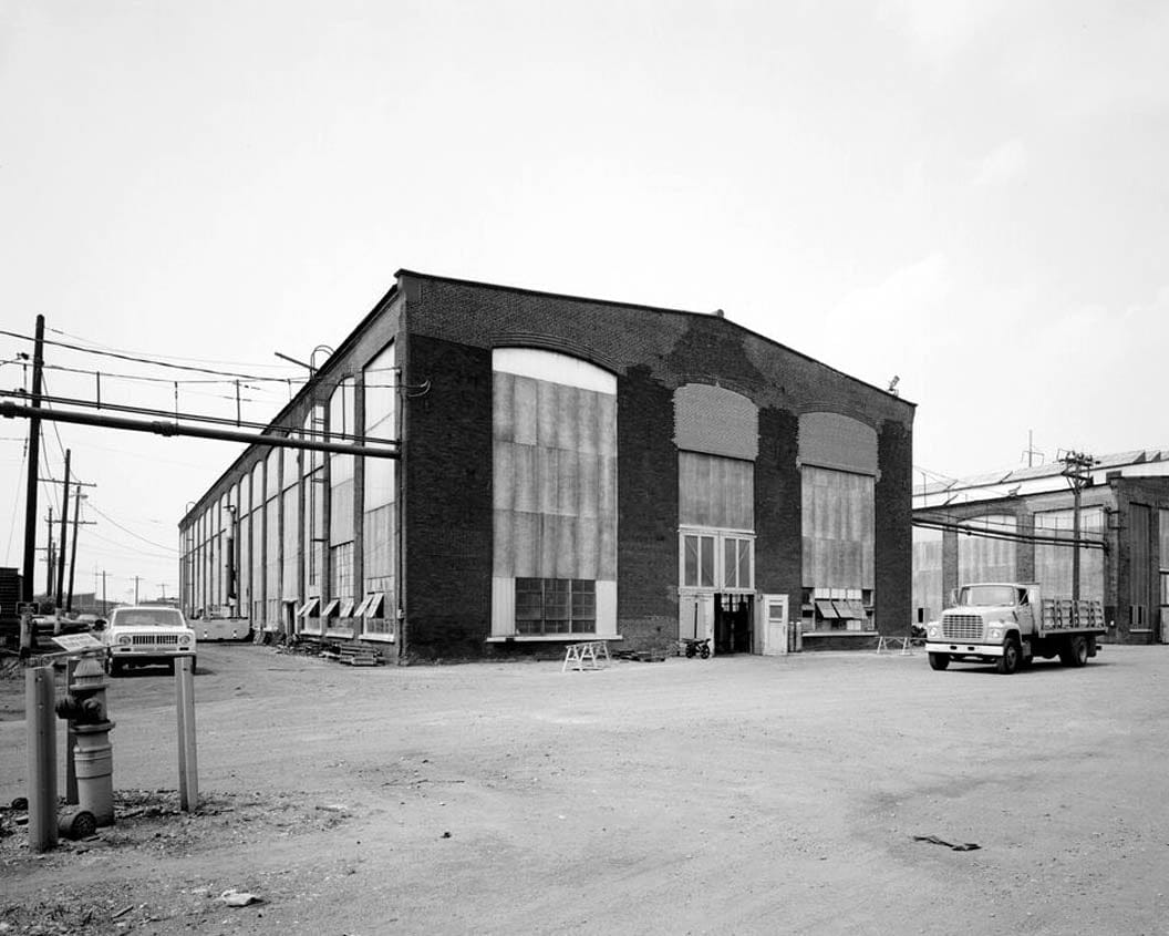 Historic Photo : Pennsylvania Railroad Improvements, Repair Shop, Vandever & Bowers Streets, Wilmington, New Castle County, DE 16 Photograph
