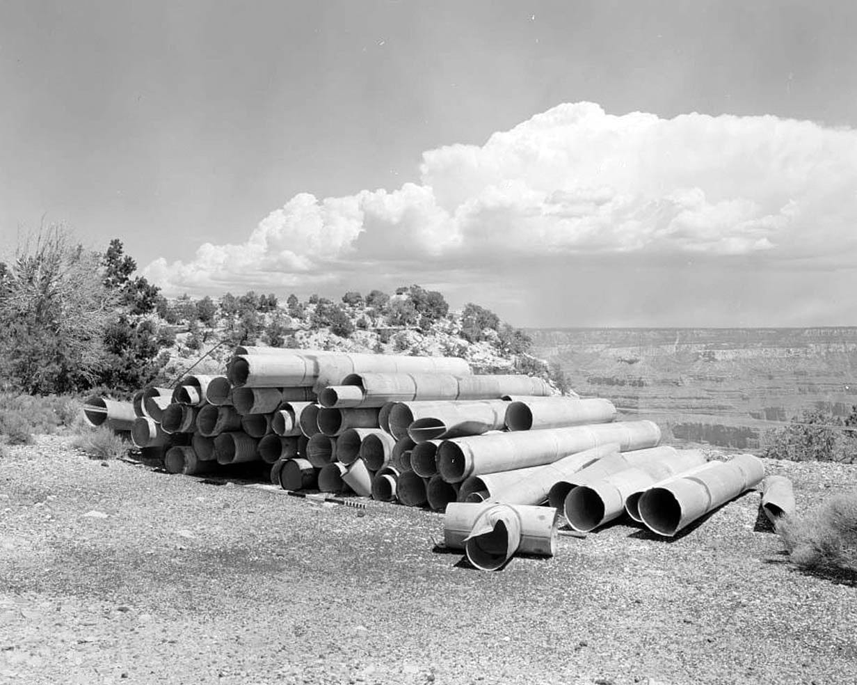 Historic Photo : Orphan Lode Mine, North of West Rim Road between Powell Point and Maricopa Point, South Rim, Grand Canyon Village, Coconino County, AZ 9 Photograph