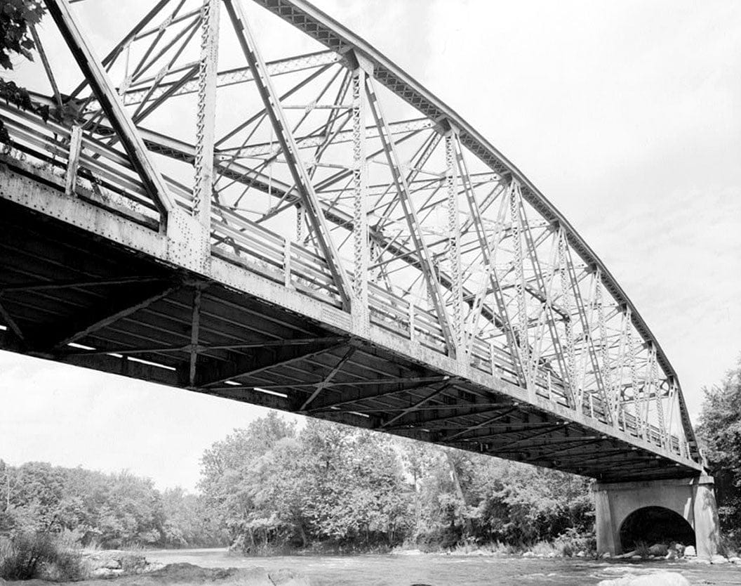 Historic Photo : Gaylordsville Bridge, Spanning Housatonic River at U.S. Highway 7, New Milford, Litchfield County, CT 2 Photograph
